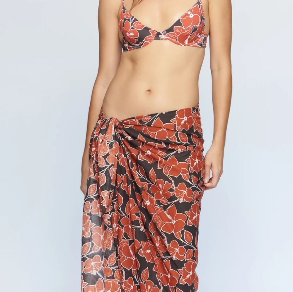 New Acacia kuau sarong mid pacific pareo hibiscus - Picture 8 of 9